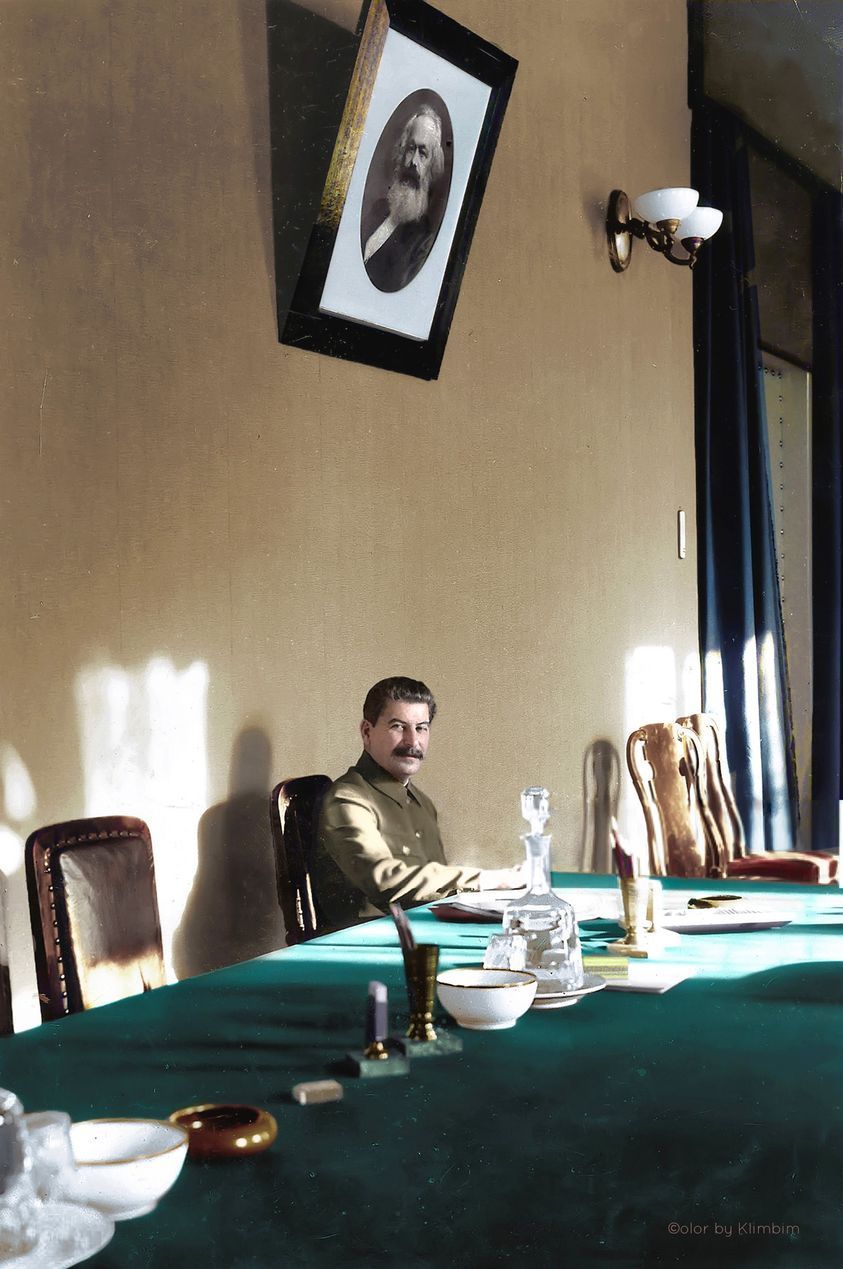 Rusko, kolorované fotografie, historie, staré Rusko, carské Rusko, Stalin