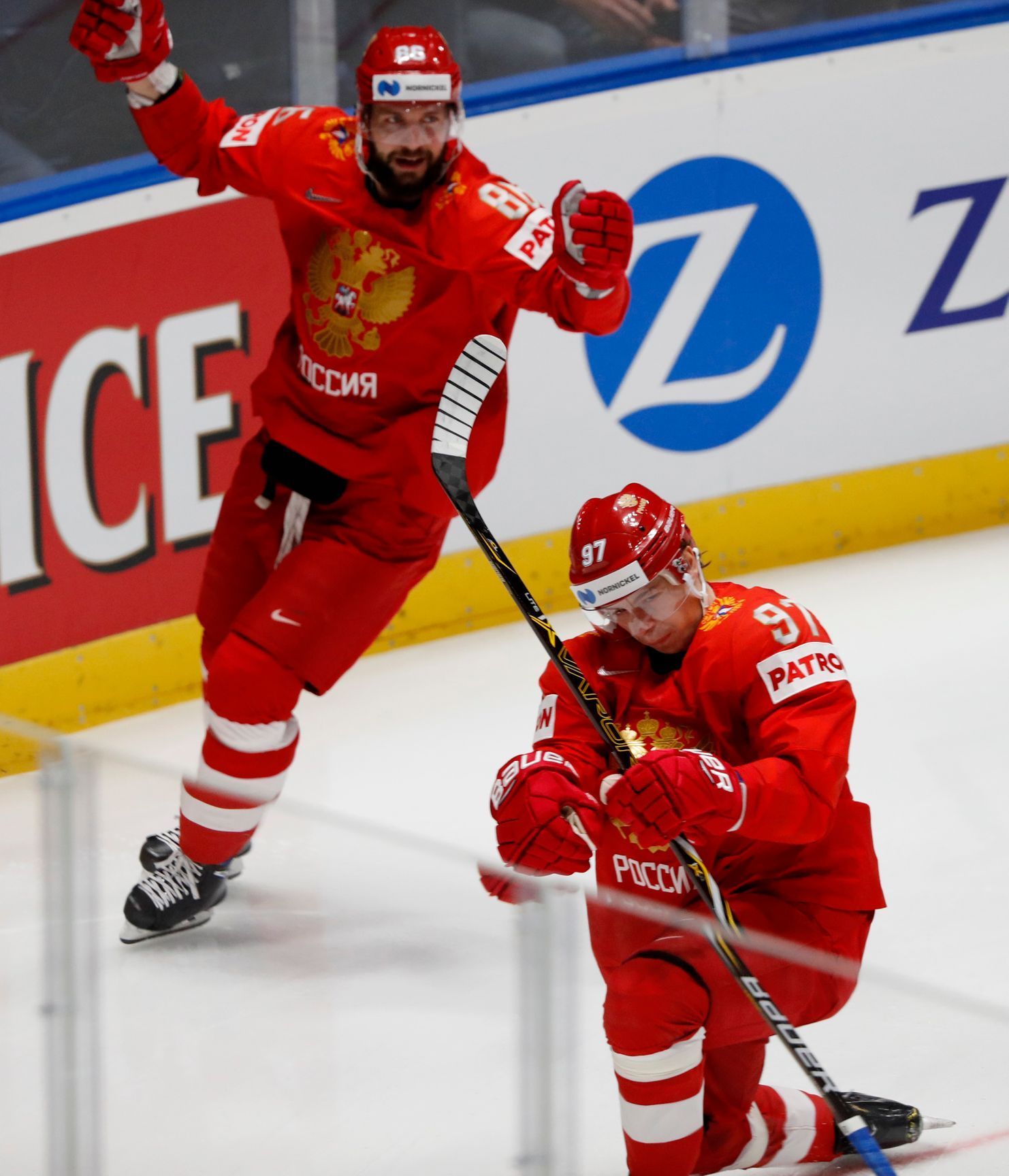 Rusové slaví ve čtvrtfinále MS 2019 Rusko - USA