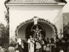 The last feast in Lieskovec, 1960s.