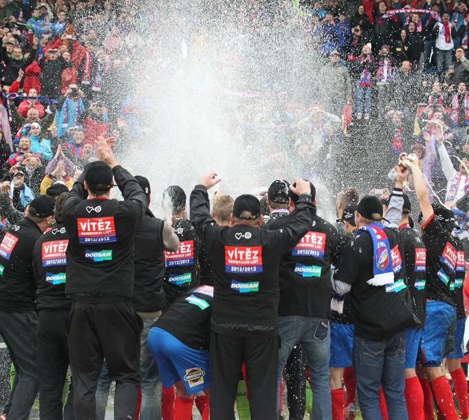 Fotbal, Gambrinus liga, Hradec Králové - Plzeň: radost Plzně