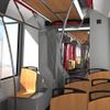Nová tramvaj pro Prahu 15T - interiér dřevo