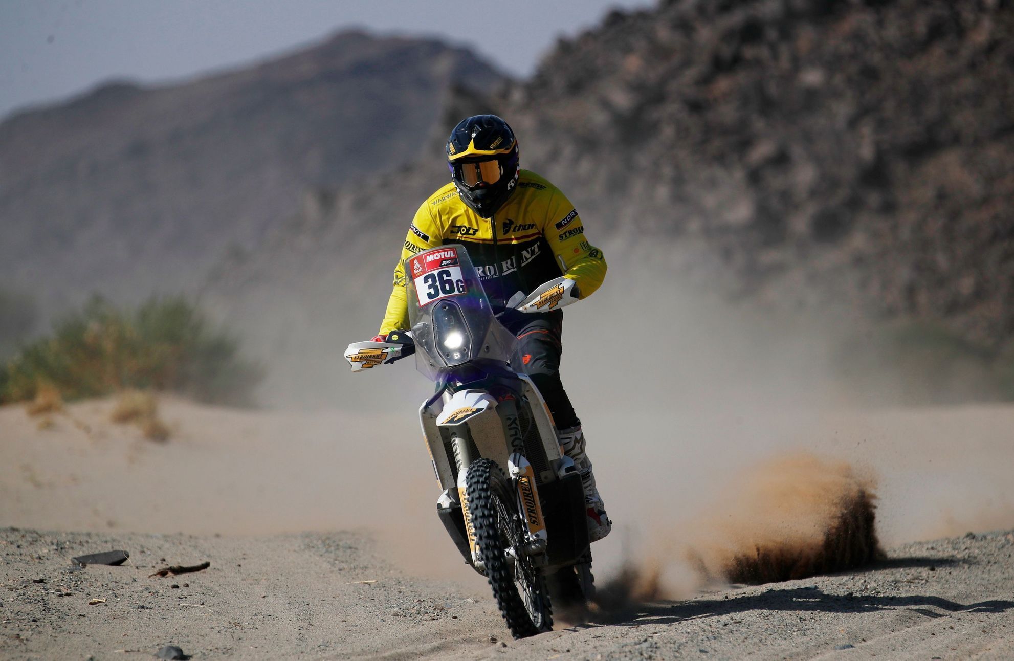 Jan Brabec (KTM) v 4. etapě Rallye Dakar 2021