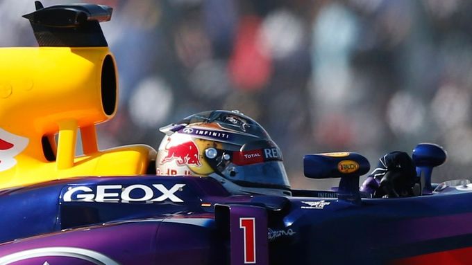 Sebastian Vettel tak v Austinu pokračoval ve své vítězné sérii.