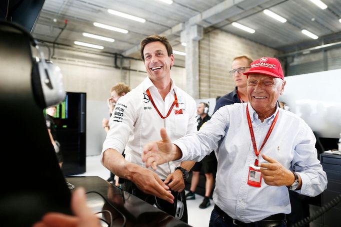 F1: Toto Wolff a Niki Lauda, Mercedes