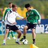 Německá fotbalová reprezentace, trénink, Euro 2012 (Höwedes, Joachim Löw)