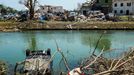 Tornádo zasáhlo i italské město Riviera del Brenta poblíž Benátek.