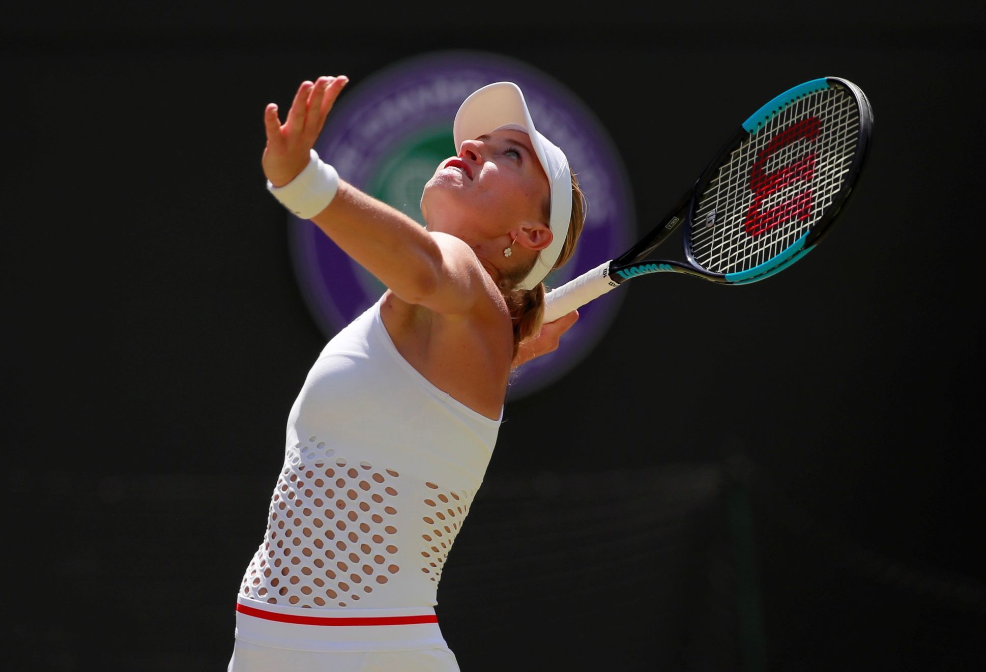 Kristina Mladenovicová ve 2. kole Wimbledonu 2019