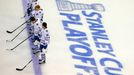 Toronto Maple Leafs před zahájením prvního utkání play off 2013