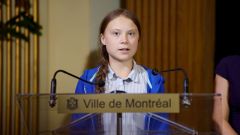 Greta Thunbergová převzala klíče od města Montreal