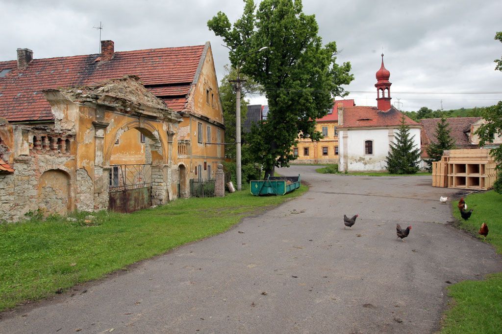 Památné ruiny severočeské. Čejkovice, okres Chomutov