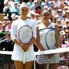 Marion Bartoliová a Sabine Lisická před finále Wimbledonu 2013