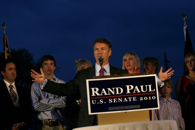 USA volby Senát Rand Paul