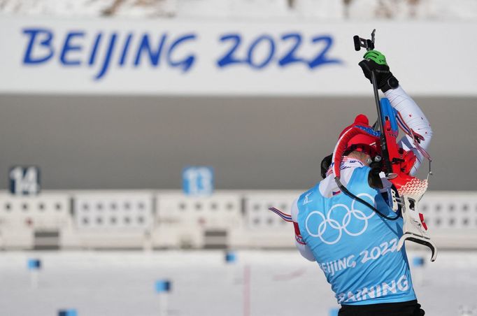 Jessica Jislová při tréninku na hrách v Pekingu 2022