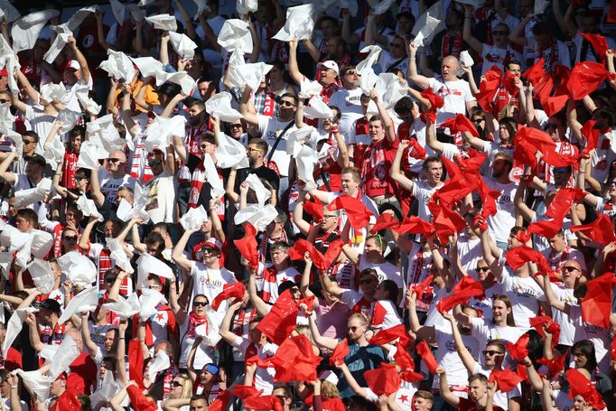 EPL, Slavia-Brno: fanoušci Slavie