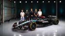 Mercedes-AMG F1 W15 E Performance - Mick Schumacher, Lewis Hamilton, Toto Wolff, George Russell a Frederik Vesti