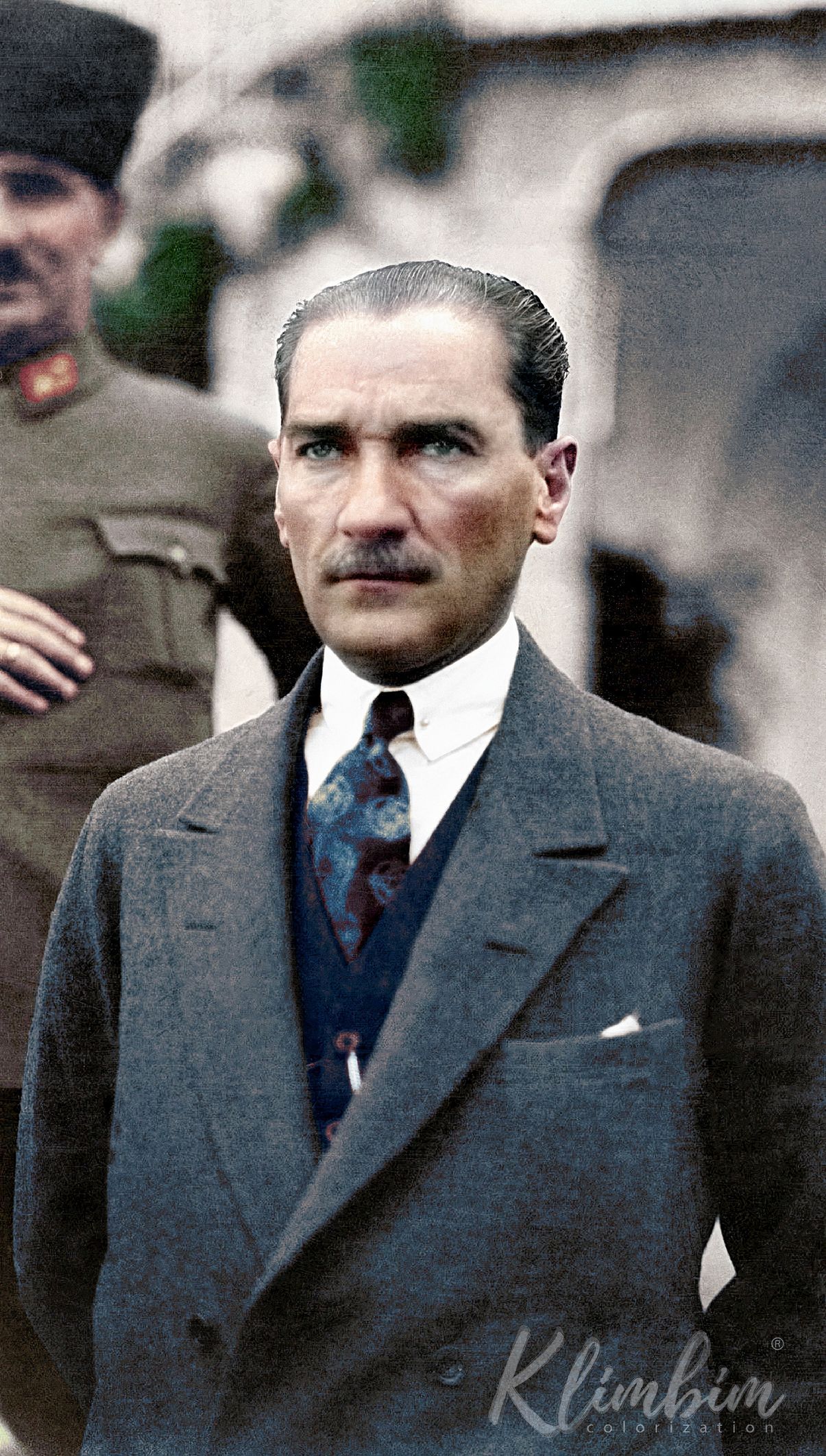 Mustafa Kemal Atatürk, Turecko, kolorovaná fotografie, historie