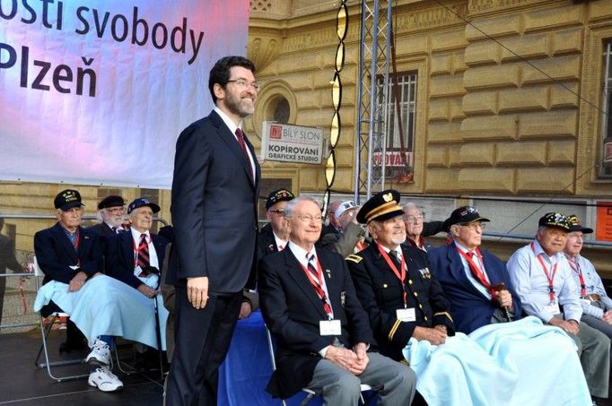 Slavnosti svobody v Plzni 2012 - pocta americkým osvoboditelům