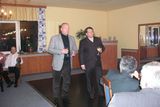 Jiří Paroubek a Petr Benda na akci v hotelu Corrado.