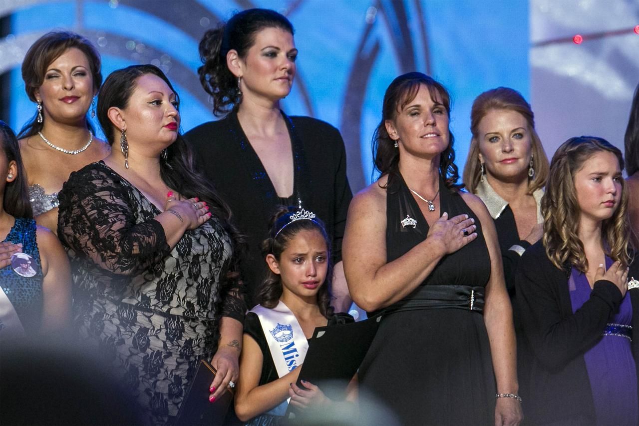 Miss America - ceremoniál - příbuzní zahynulých vojáků