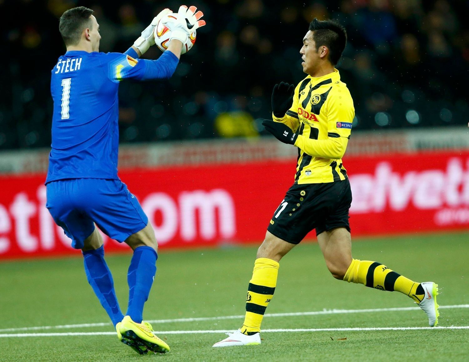 EL, Young Boys Bren - Sparta: Marek Štěch - Yuya Kubo