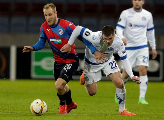 EL, Dinamo Minsk - Plzeň: Roman Begunov - Daniel Kolář