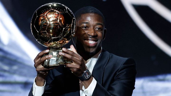 Dembélé poprvé v kariéře vyhrál Zlatý míč pro nejlepšího fotbalistu; Zdroj foto: Reuters