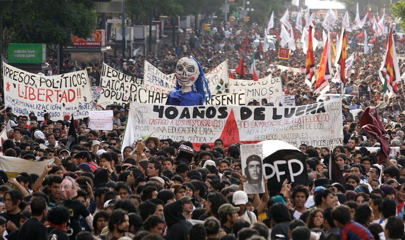 Demonstrace v Mexiku