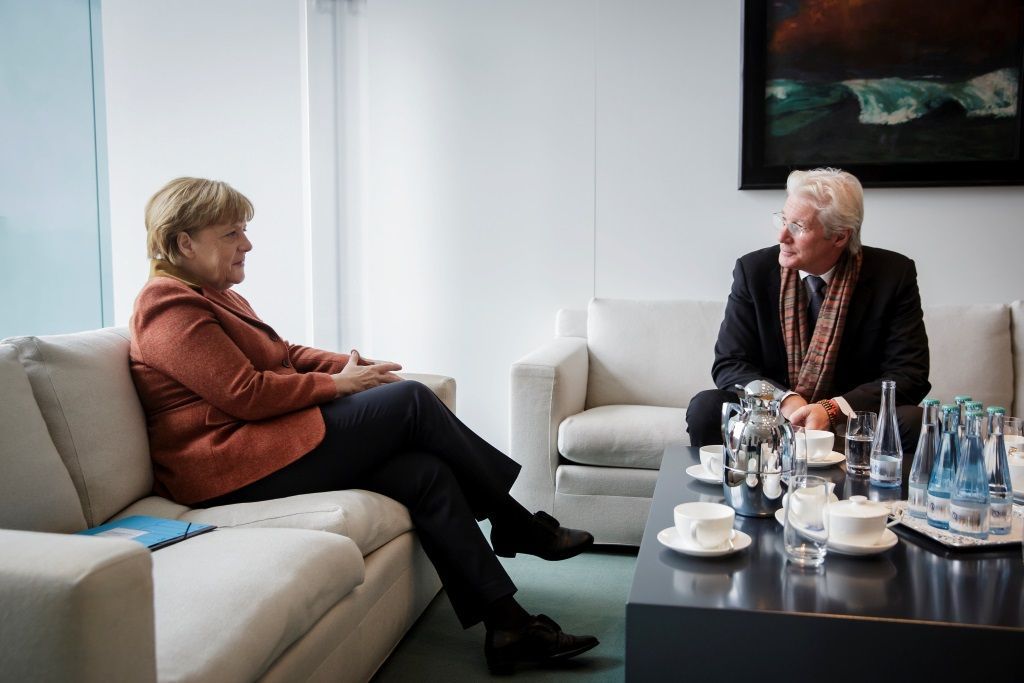 Berlinale 2017 Richard Gere a Angela Merkelová