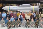 Projekt GBU-57 začal na začátku roku 2000 společným úsilím společností Northrop Grumman a Lockheed Martin. Kvůli finančním problémům a technickým překážkám však byl počáteční pokus zastaven. Po invazi Spojených států do Iráku v roce 2003 však analýza bomb použitých k ničení bunkrů ukázala, že postrádají průbojnou sílu k ničení opevněných cílů. To podnítilo obnovený zájem o vývoj větší bomby ničící bunkry. Byl navržen koncept „Big BLU“ velkých výbušných bomb jako MOP a MOAB. Zakázku na návrh a výrobu bomby nakonec získala společnost Boeing.