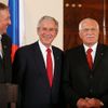 George Bush v Praze - tisková konference
