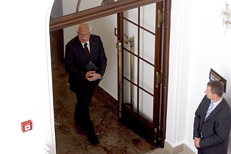 Václav Klaus ve sněmovně