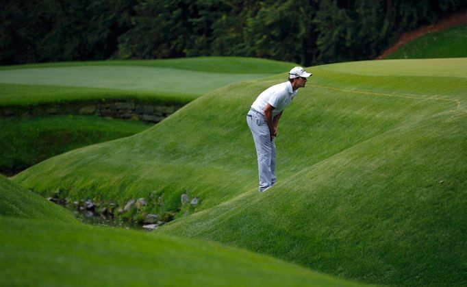 Adam Scott na vítězném Masters v Augustě