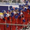 Čeští hokejisté po čtvrtfinále MS do 20 let Česko - Švédsko