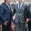 Belgický král Philippe a Eddie Merckx na páté etapě Tour de France 2014