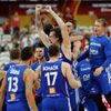 basketbal, MS 2019, Česko - Turecko, čeští basketbalisté slaví vítězství a postup