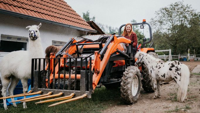 Johana Spáčilová a její stáj.