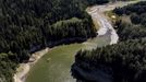 Řeka Doubs na hranici mezi Francií a Švýcarskem vysychá.