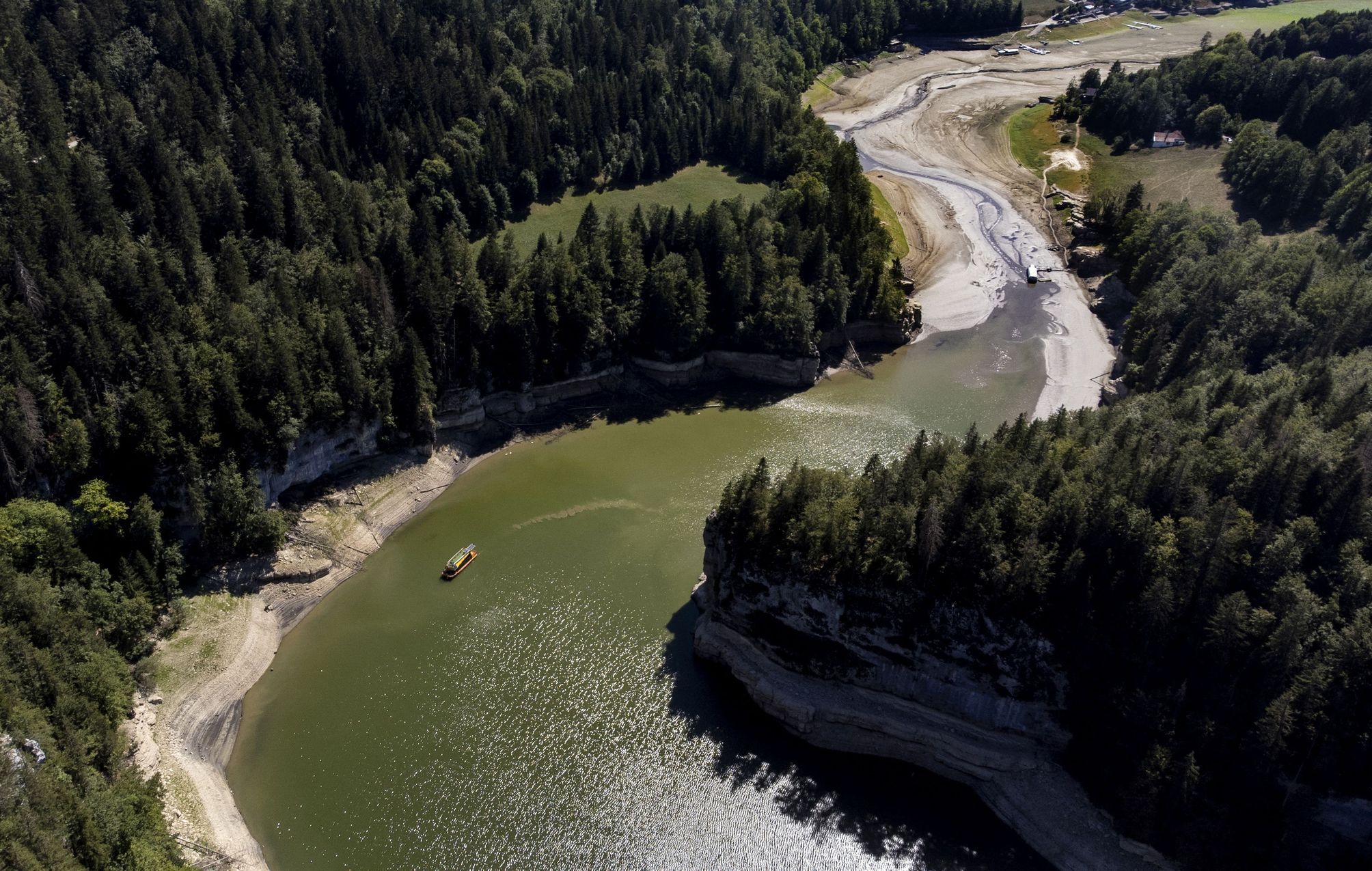 sucho řeky evropa řeka voda klimatická změna