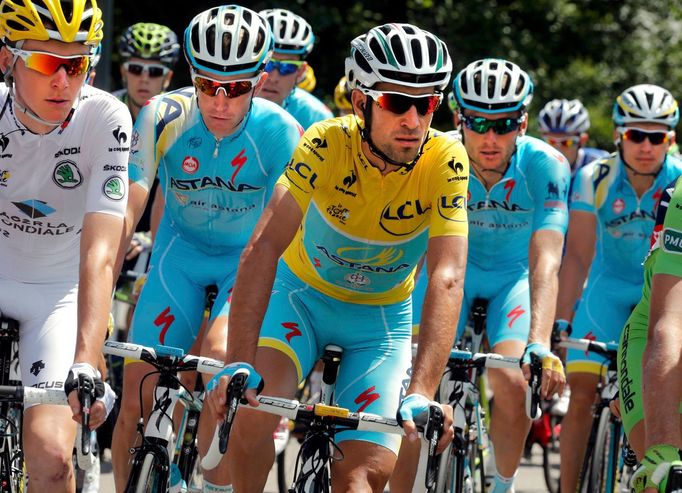 Vinczenzo Nibali během 11. etapy Tour de France 2014