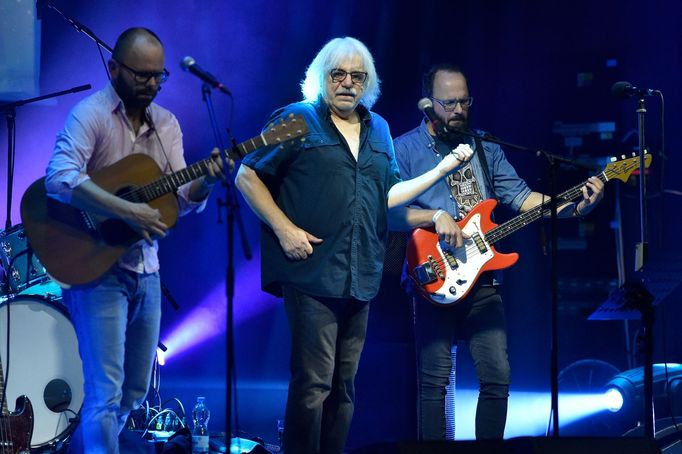 Snímek z nedělního koncertu Druhé trávy.