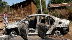 Etiopie-škody na majetku