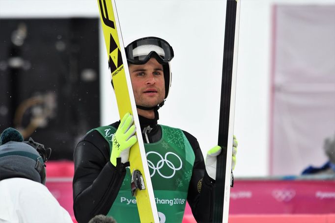 Miroslav Dvořák v závodě sdruženém na ZOH 2018