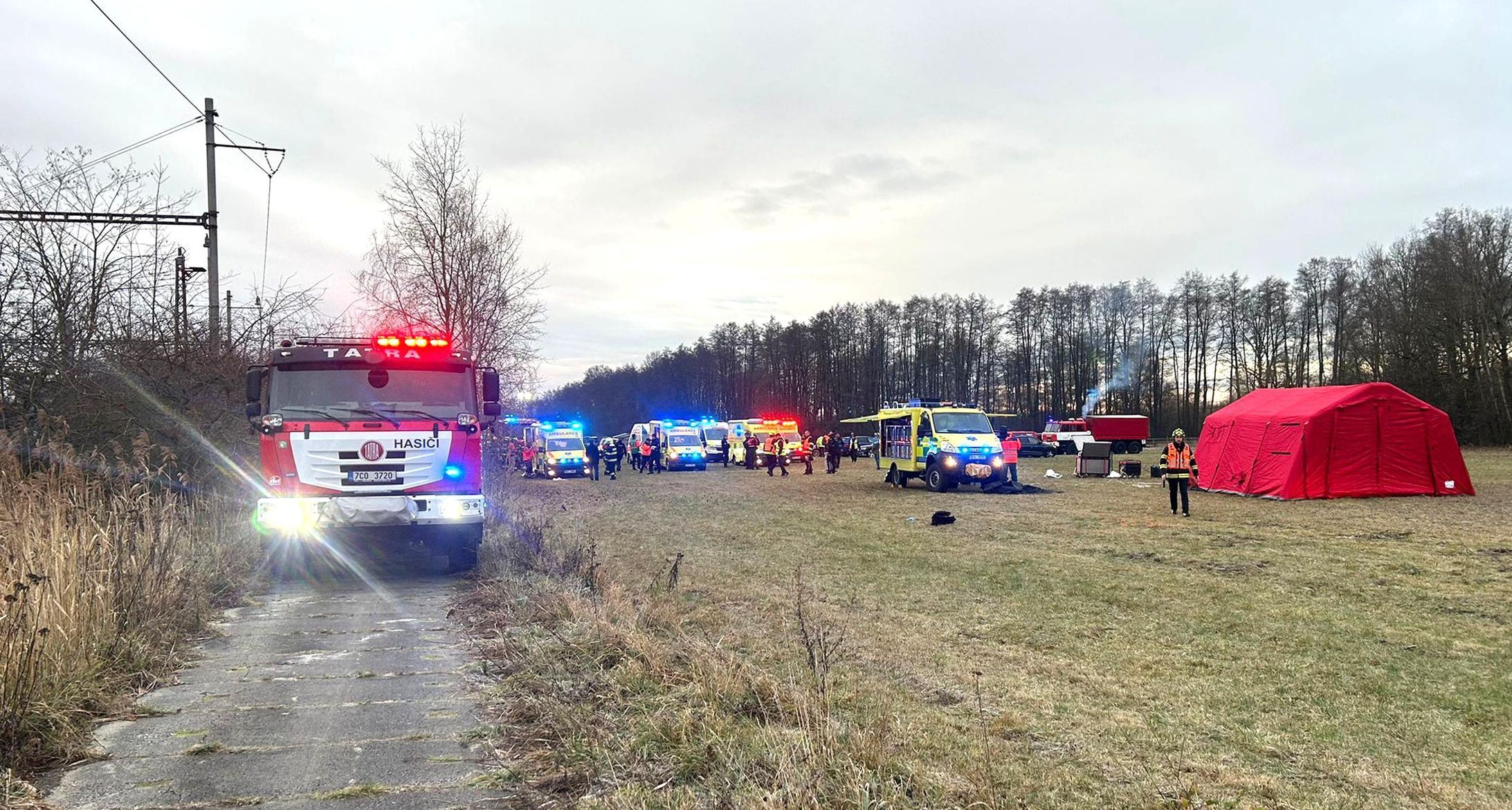 ČR, vlak, nehoda, Zviv, Dívčice