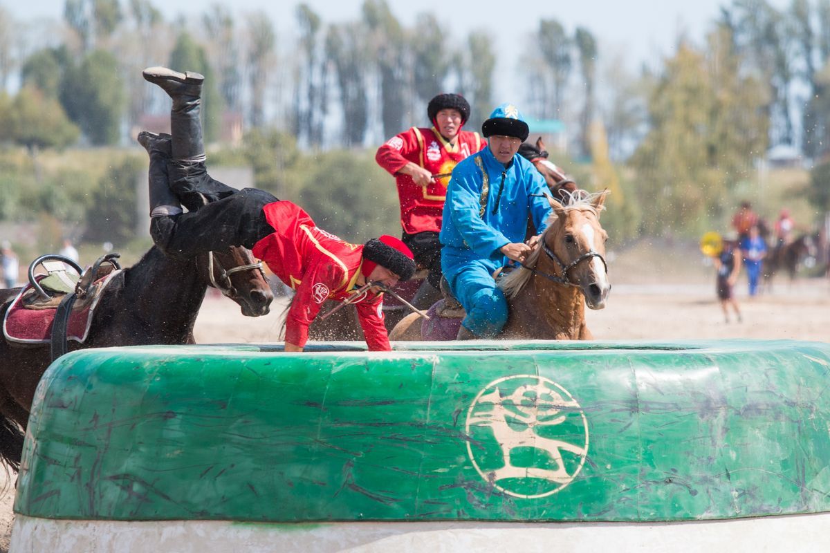 kok boru, Světové nomádské hry, Kyrgyzstán - Kazachstán