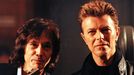 Ivan Král a David Bowie, 90. léta.