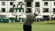 Ir Paul McGinley a jeho drive během British Open.