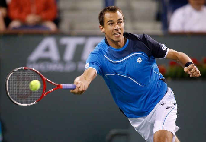 Lukáš Rosol na turnaji v Indian Wells