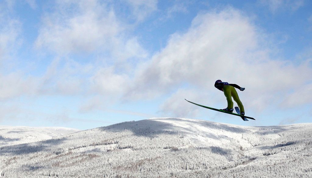 Světový pohár v letech na lyžích v Harrachově (Michael Neumayer)