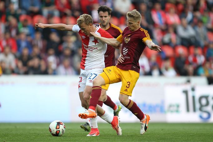 EPL, Slavia-Dukla: Antonín Barák - Štěpán Koreš