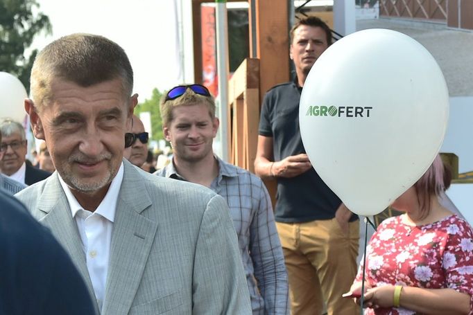 Země Živitelka... Premiér Andrej Babiš na návštěvě známého českobudějovického veletrhu.